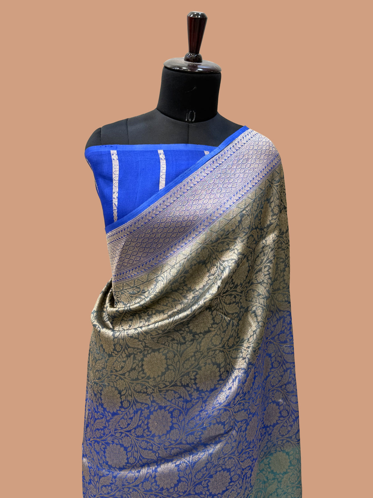 Pure Kora Silk Handloom Banarasi Saree - All Over Brocade Jaal