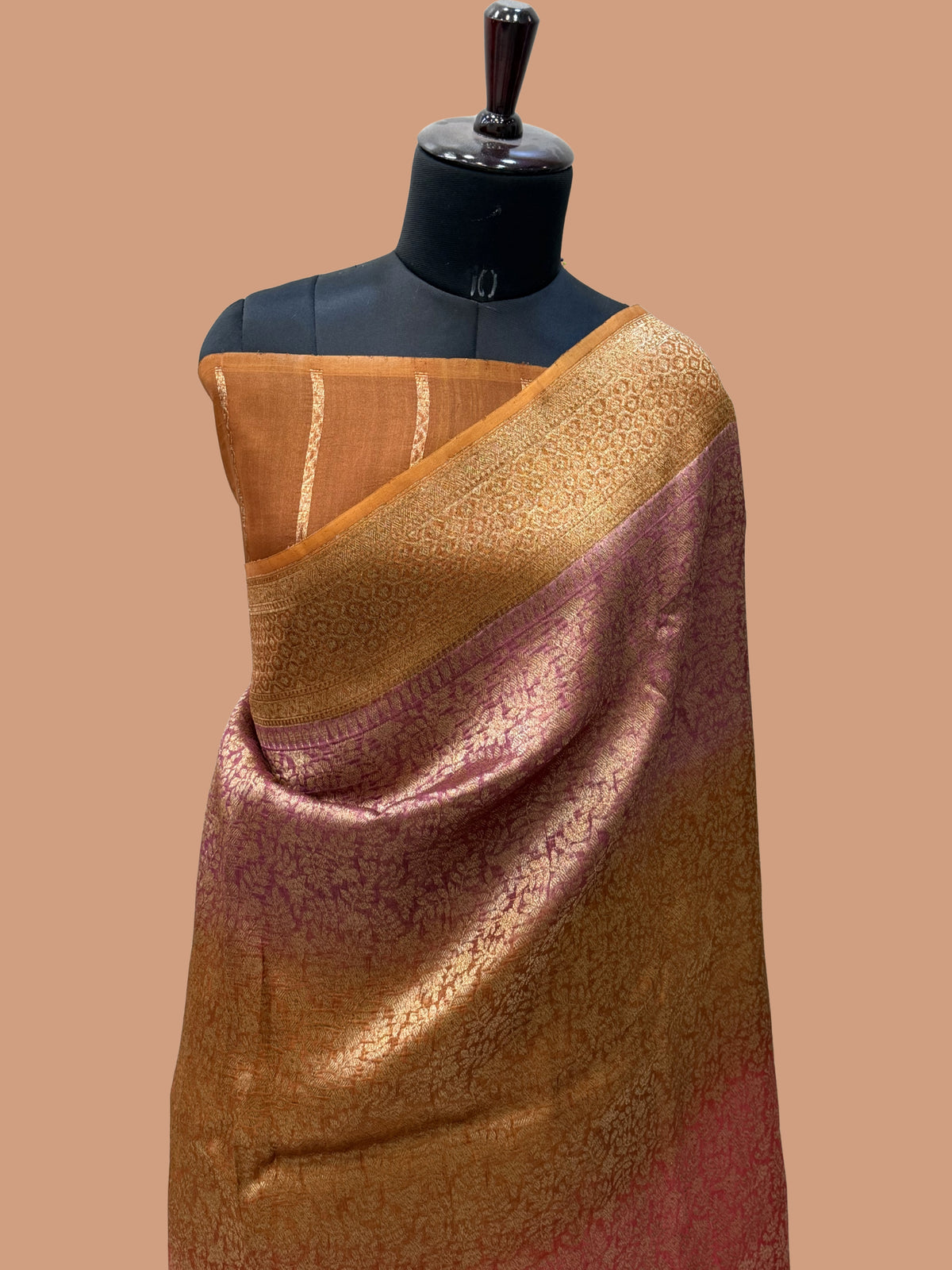 Pure Kora Silk Handloom Banarasi Saree - All Over Brocade Jaal