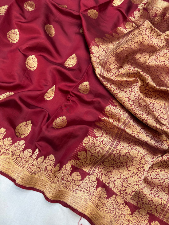 Pure Mango Silk Banarasi Handloom Saree