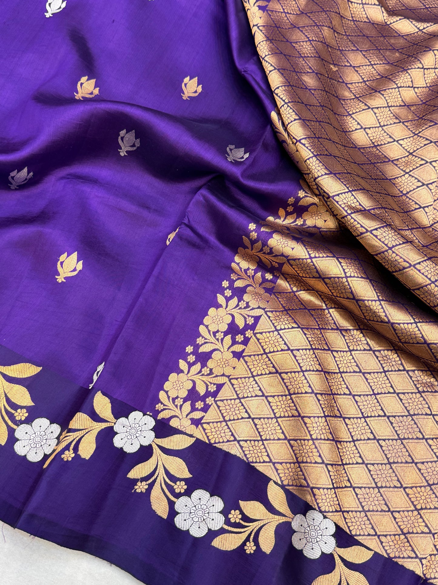 Pure Mango Silk Banarasi Handloom Saree