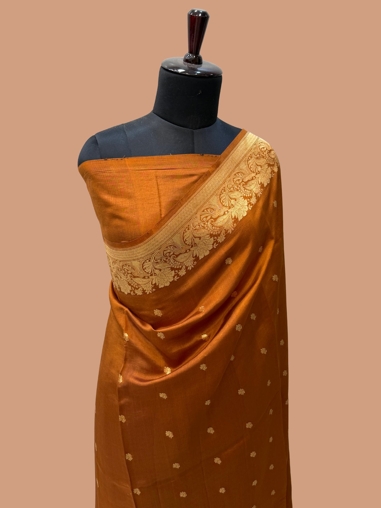 Pure Mango Silk Banarasi Handloom Saree