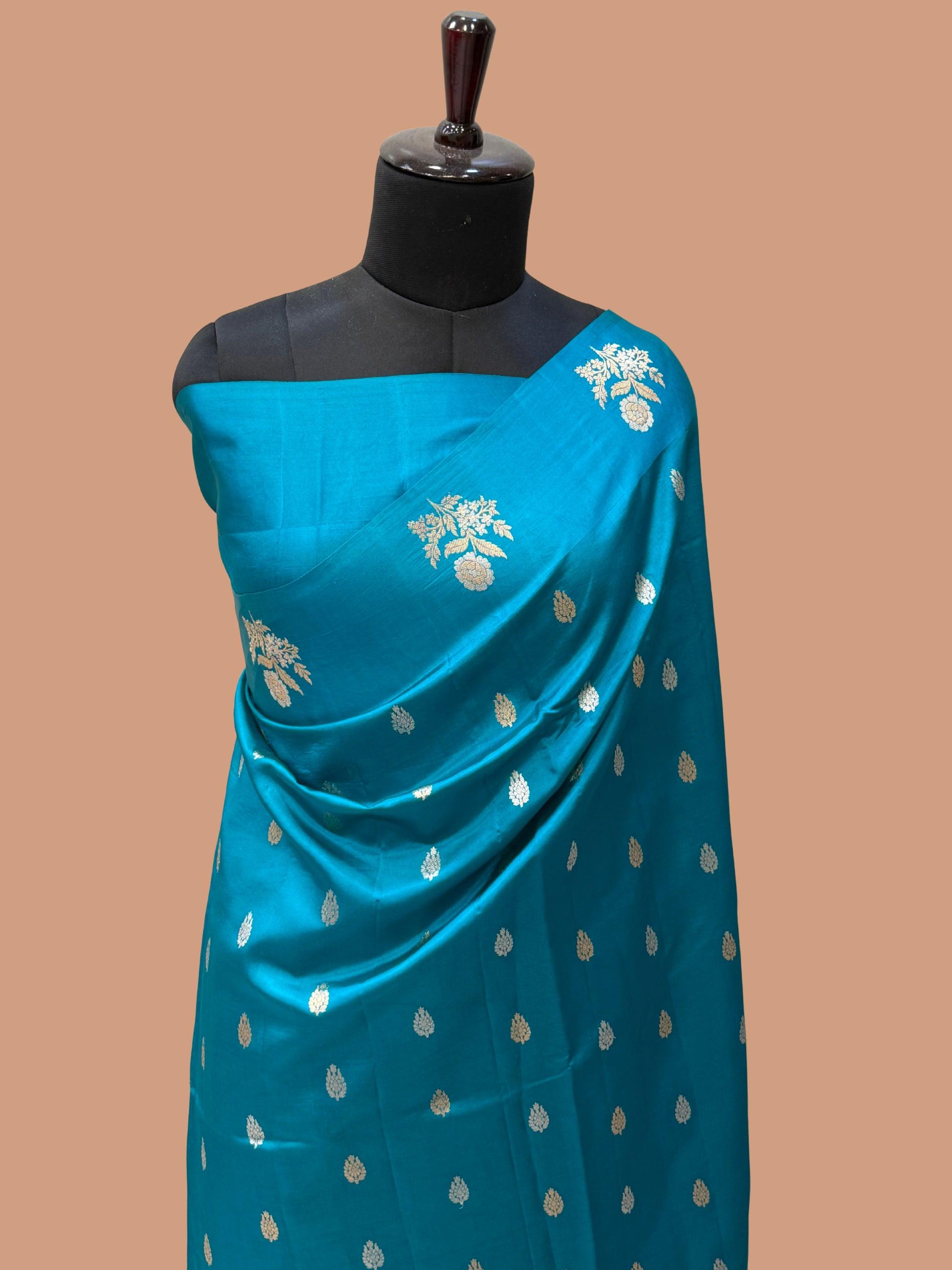 Pure Mango Silk Banarasi Handloom Saree
