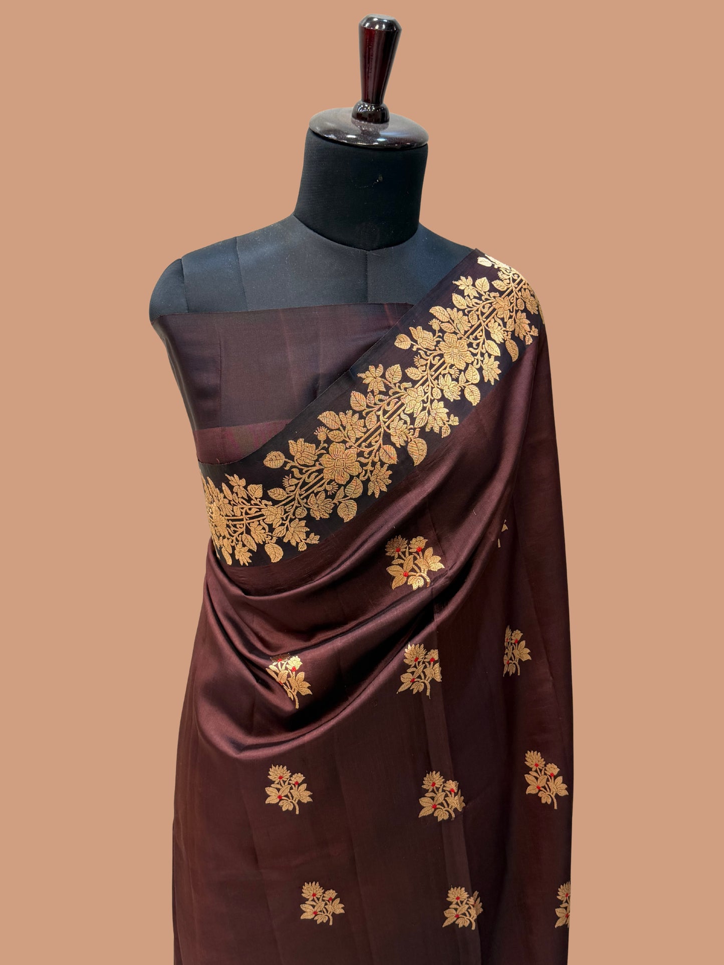 Pure Mango Silk Banarasi Handloom Saree