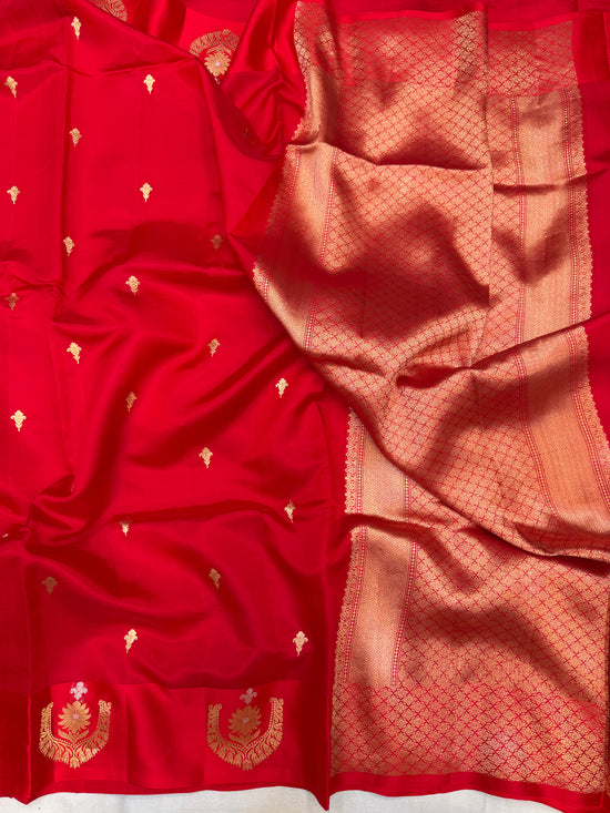 Pure Mango Silk Banarasi Handloom Saree