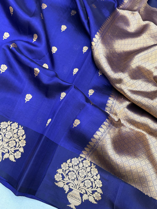 Pure Mango Silk Banarasi Handloom Saree
