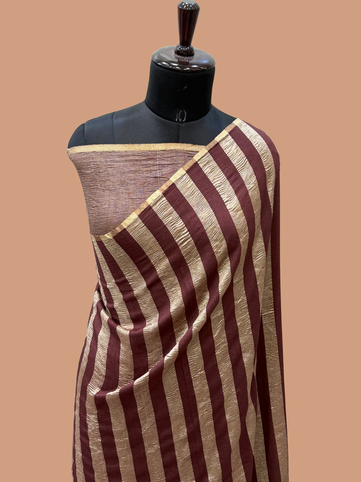 Pure Moonga Tissue Silk Banarasi Handloom Saree