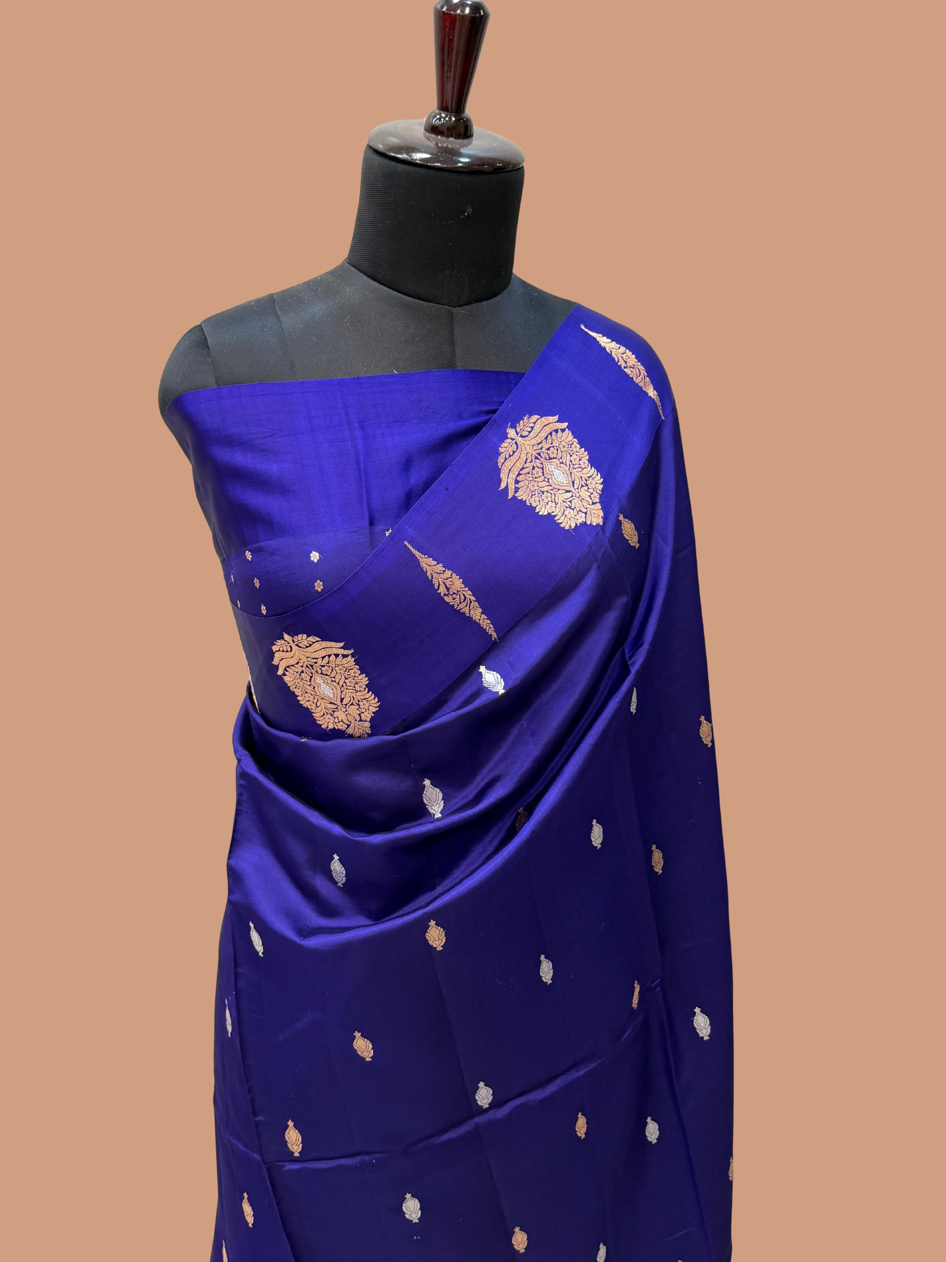 Pure Mango Silk Banarasi Handloom Saree