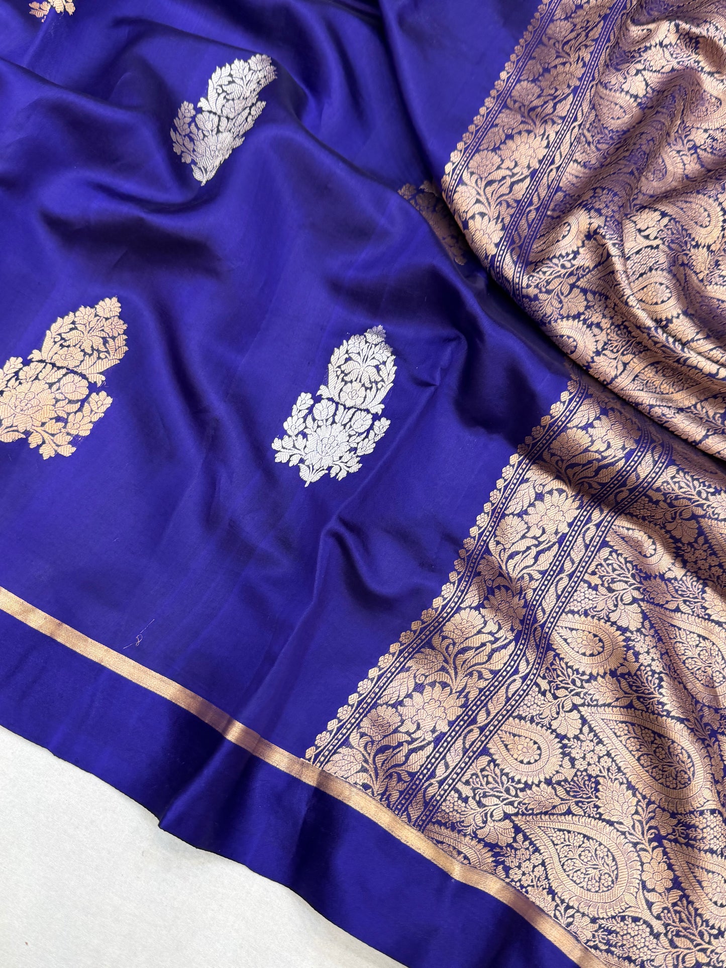Pure Mango Silk Banarasi Handloom Saree