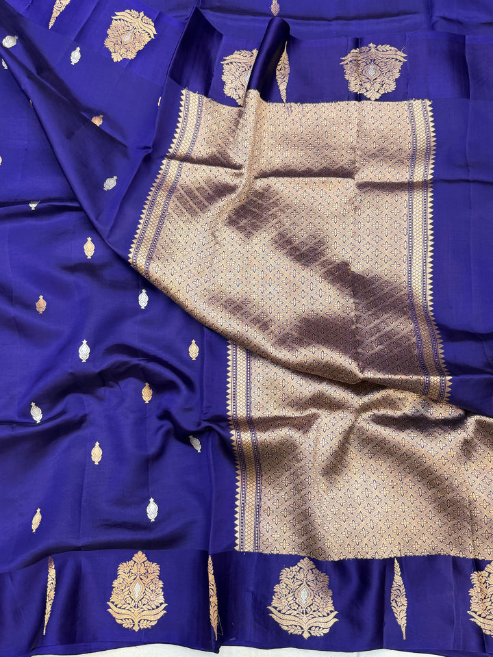 Pure Mango Silk Banarasi Handloom Saree