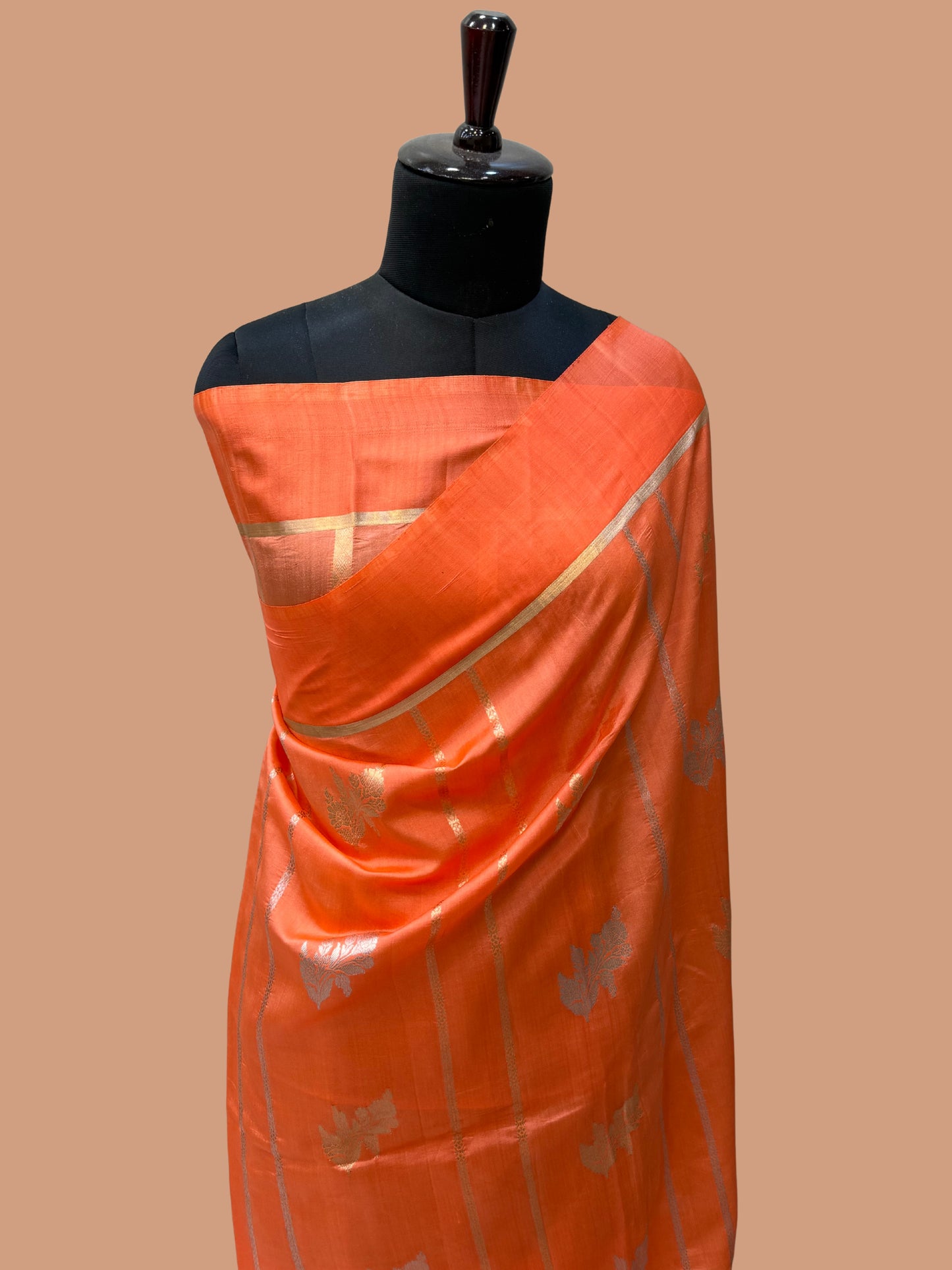Pure Mango Silk Banarasi Handloom Saree